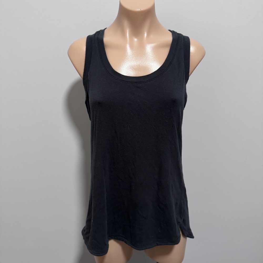 Calia Carrie Underwood Tank Top Medium Washed Black Loose Fit Athleisure